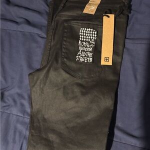 Black Waxed Ksubi Jeans